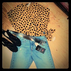 Animal Print Blouse